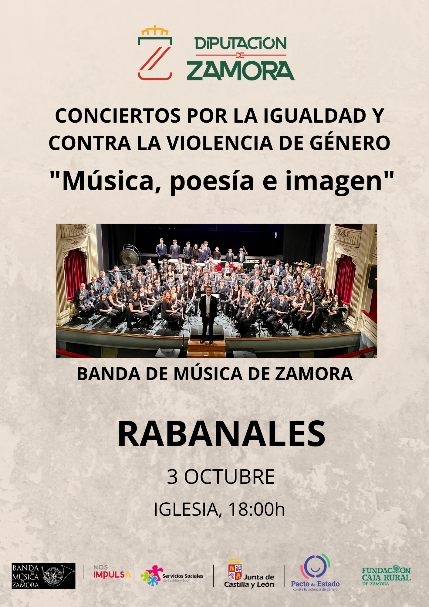 Rabanales une música y poesía por la igualdad con un concierto gratuito
