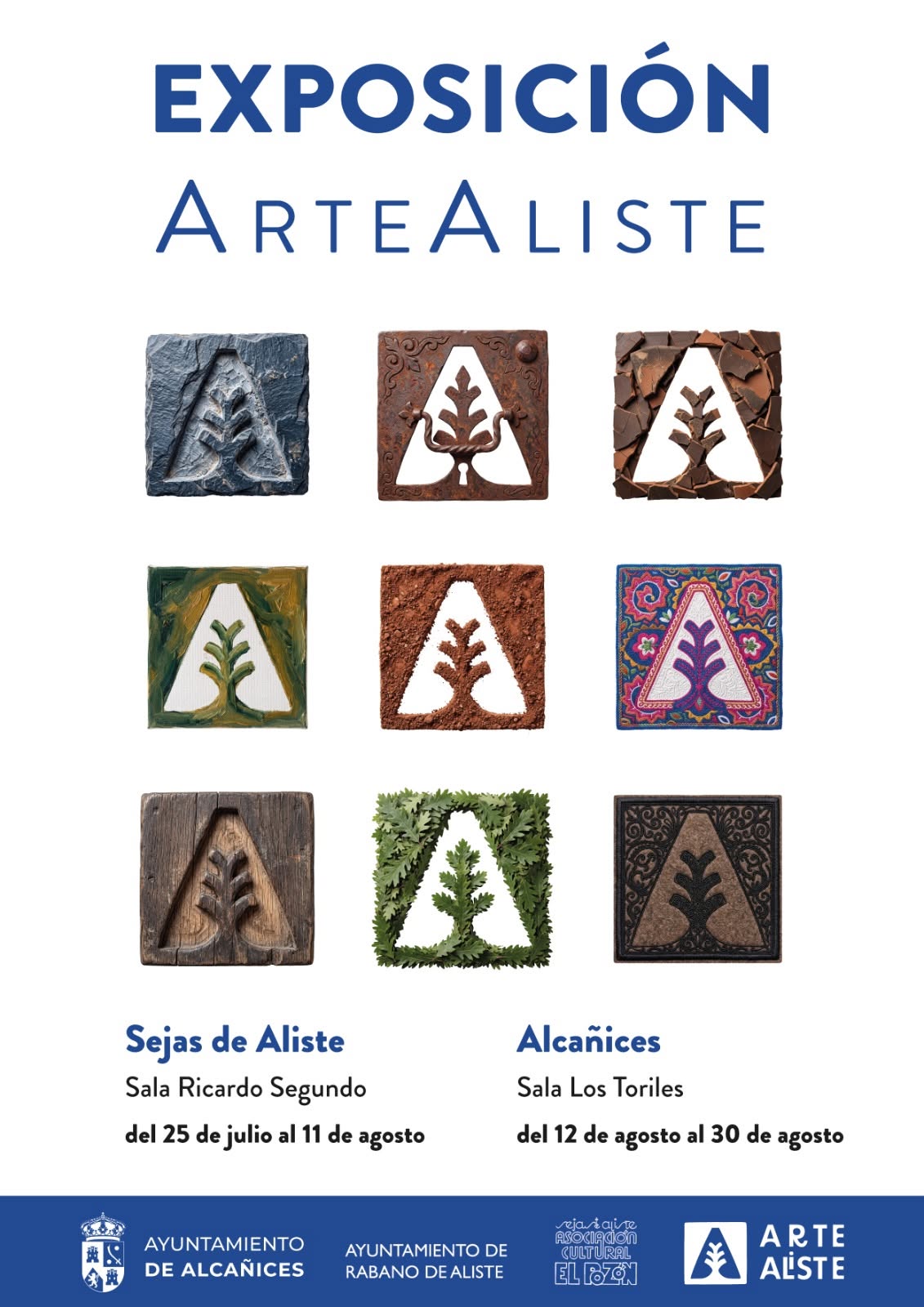 Sejas de Aliste acoge una exposición itinerante con nueve artistas de la comarca